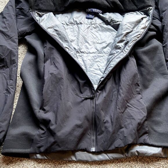 ARC'TERYX BLACK WINDBREAKER CASUAL OUTDOOR JACKET MENS SIZE MEDIUM - Picture 5 of 6